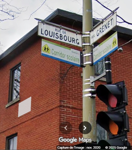 Tonopnyme "rue Grenet" � Montr�al